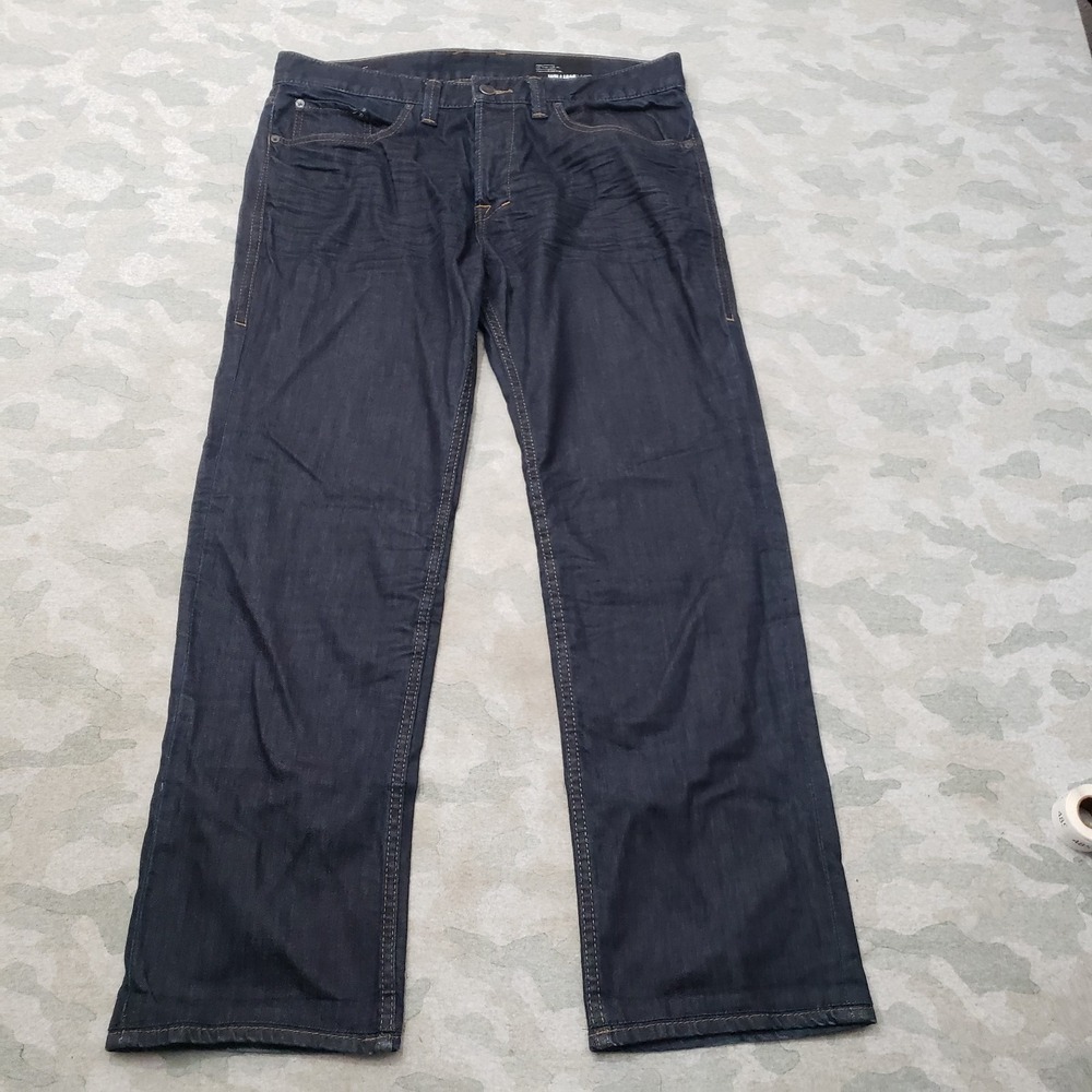 William Rast Jeans Mens 36 Blue Jake Straight Fit Pockets Denim Dark Wash‎